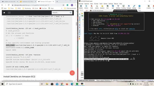 Devops Jenkins on Linux AWS can not start Fixed смотреть онлайн