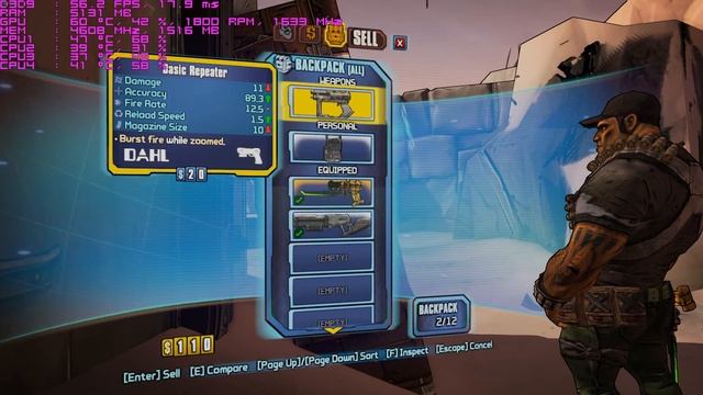Borderlands 2 I5 6600k GTX 1060 G1 Gaming смотреть онлайн