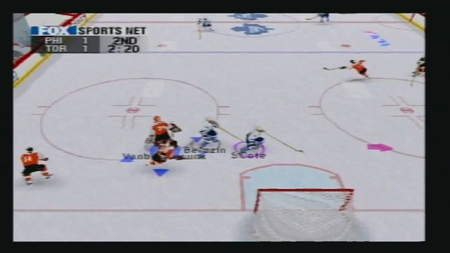 NHL Championship 2000 Philadelphia Flyers vs Toronto Maple Leafs (PS1 / PSX) Fox Sports смотреть онлайн