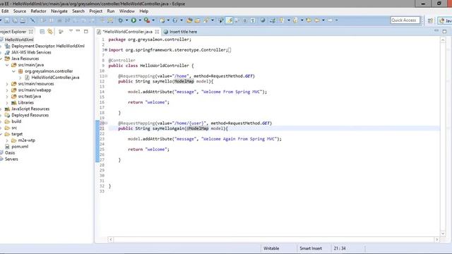 Spring MVC - 5 (Spring MVC Get User Data With @PathVariable) смотреть онлайн