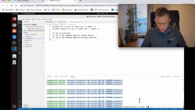 Cisco DeVnet - Ansible Ad-Hoc commands смотреть онлайн