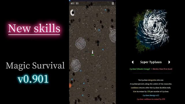 New skills - Magic Survival v0.901 смотреть онлайн