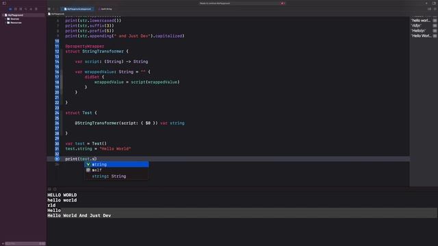Universal String Wrapper - используя Property Wrapper, создаем универсальный трансформер (iOS/macOS смотреть онлайн
