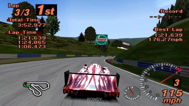 Gran Turismo 2 | Toyota GT-ONE (TS020) '98 | Duckstation 4K60 смотреть онлайн