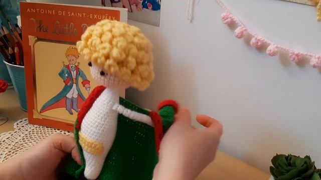 Маленький принц и лис. Обзор вязаных игрушек крючком. #Амигуруми. #amigurumi смотреть онлайн