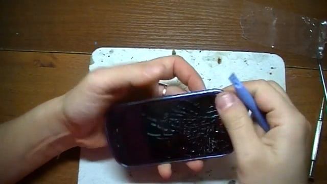 Samsung S3 mini i8190 разборка и замена дисплея смотреть онлайн