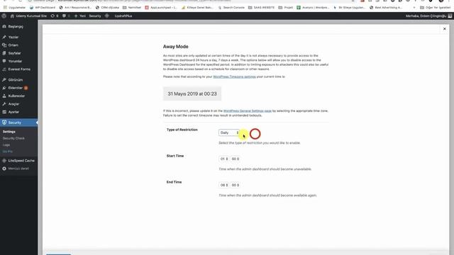 iThemes Security Wordpress Güvenlik Eklentisi #4: Away Mode смотреть онлайн