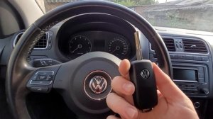 Прописка ключа VW Polo 2013 год