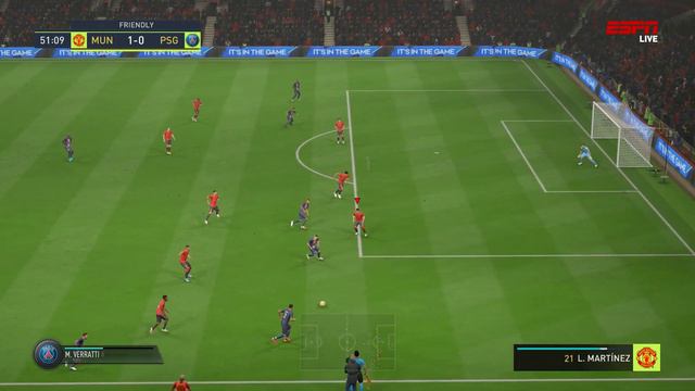 MNCHESTER UNITED vs PSG- FIFA 19 Gameplay смотреть онлайн
