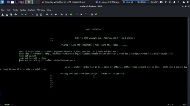 Virtuall Box Full Installation of Kali Linux | install virtual box смотреть онлайн