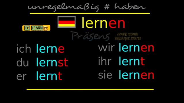 Conjugation Verbs | in Deutsch |Krystyna Gaultier|Спряжения глаголов в немецком языке|Кристина Готь смотреть онлайн