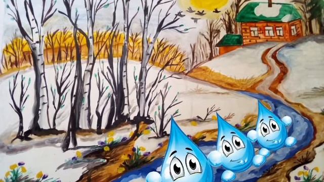 "Весенние капельки" (музыкально-ритмическая игра) смотреть онлайн