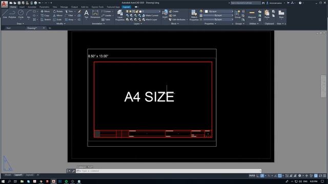 How to create paper size in autocad step by step смотреть онлайн