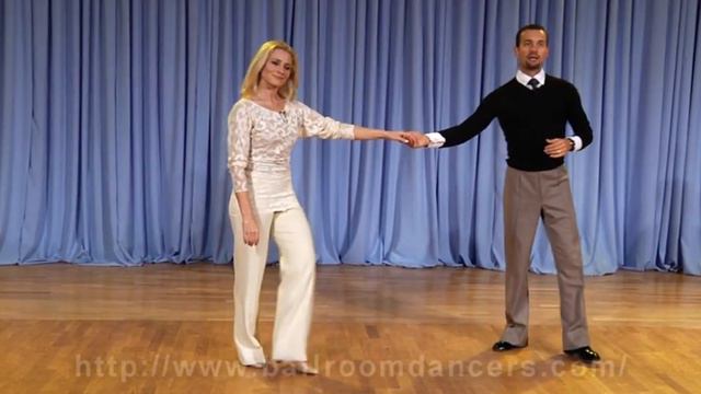 Viennese Waltz Reverse Turn (Left Cross Turn)