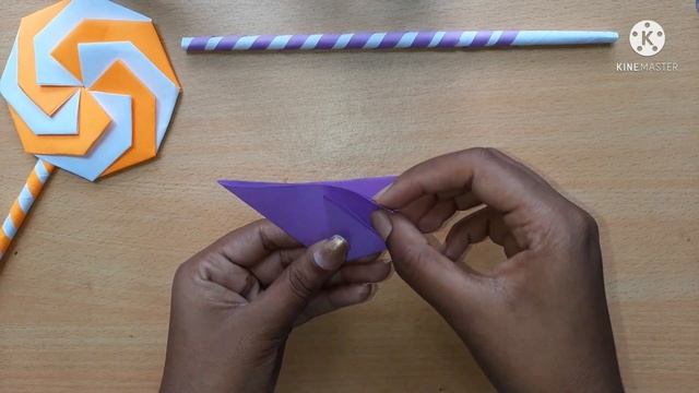 DIY PAPER LOLLIPOP/ Paper Craft for School /Paper Craft/Easy Craft Idea /Origami Craft смотреть онлайн