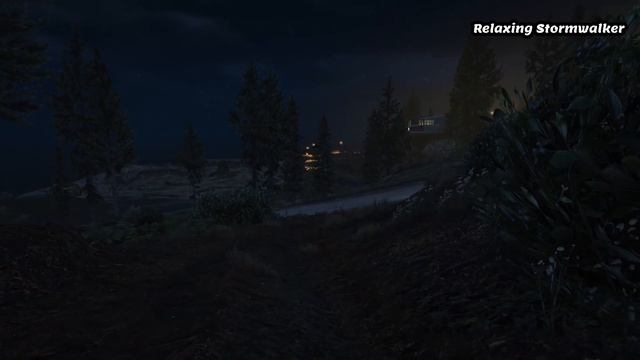 A Walk Around Paleto Bay At Night, Rain Sounds (Helps You Sleep) GTAV