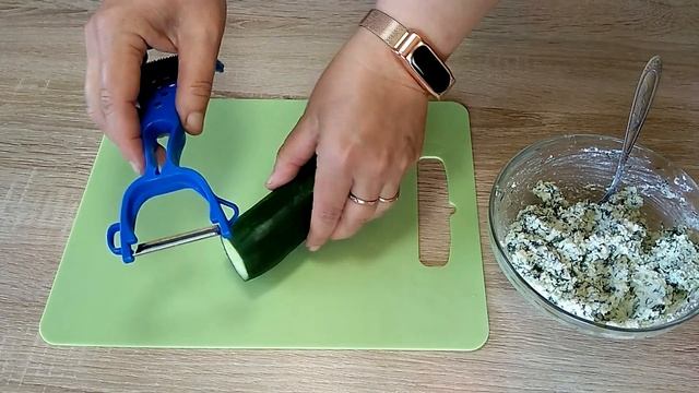 Роллы из огурца с творогом и зеленью.( Диета Кима Протасова первая неделя) смотреть онлайн