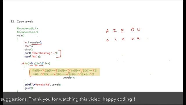 Module 16 - Lesson 15 ► Count vowels from given string [Learn Programming] смотреть онлайн