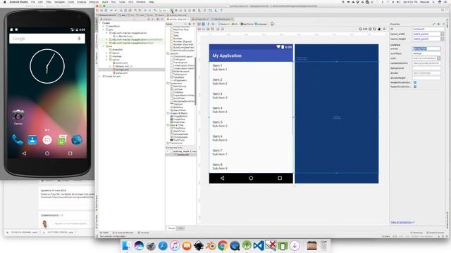 ListView String-Array strings xml setOnItemClickListener - Android смотреть онлайн