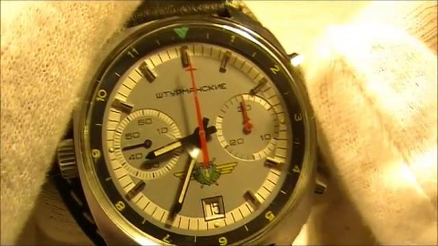 Poljot 3133 Sturmanskie Aviator Chronograph.wmv