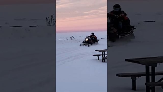 2002 Arctic Cat Pantera 800 EFI | First Snow Ride with the kids смотреть онлайн