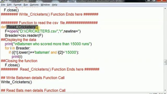 Python #103 CSV Programs смотреть онлайн