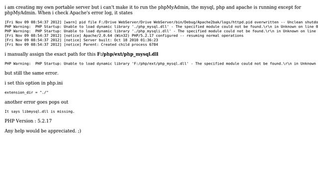 Can't start my phpMyAdmin смотреть онлайн