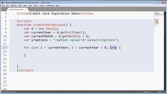 Use a JavaScript For Loop to Generate Select Options смотреть онлайн