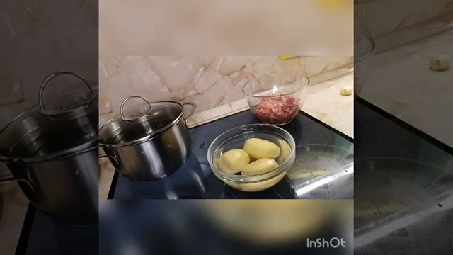 Суп с фрикадельками / готовка