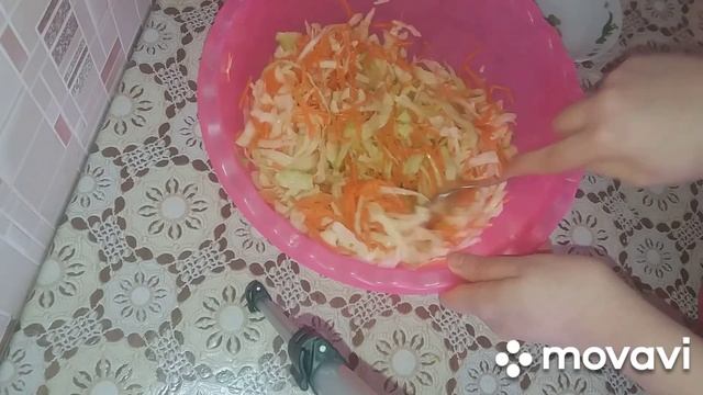 Весенний вкусный салатик капуста по-корейски смотреть онлайн