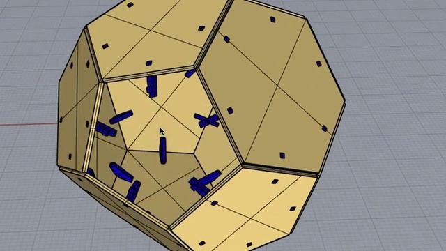 Tetrahedron Polygons, connectors Rhino Python script for laser cut смотреть онлайн