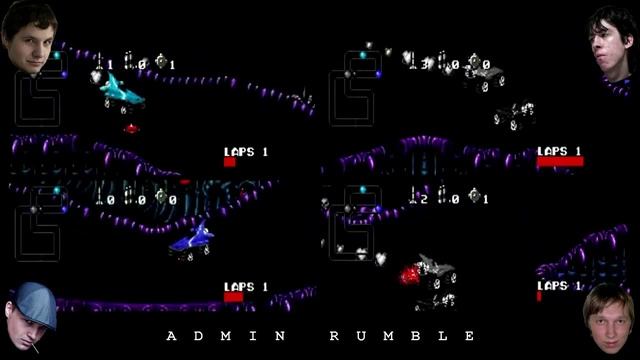 Admin Rumble - Rock n' Roll Racing 4-Players (запись от августа 2012 г.) смотреть онлайн