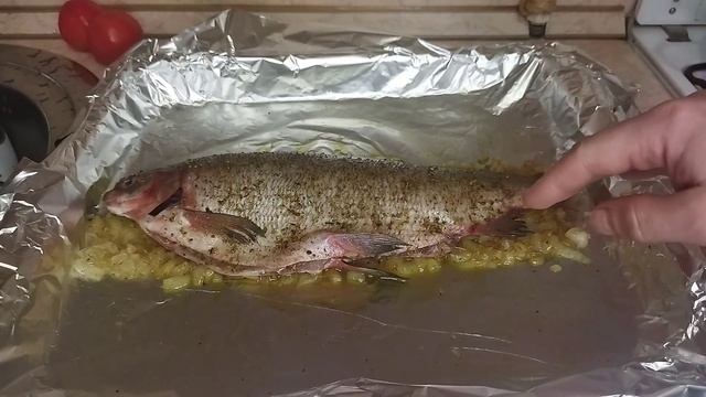 Рыба в фольге. Идея для ужина. смотреть онлайн