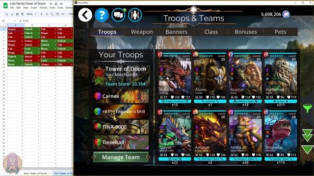 Gems of War - Red Tower of Doom Teams for the Week of April 10, 2023 смотреть онлайн