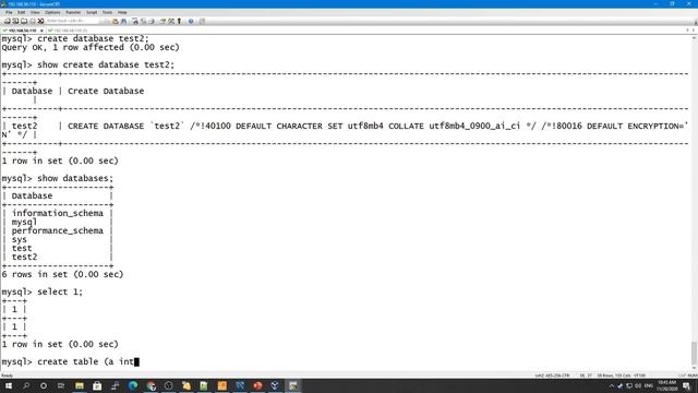 9 - Connecting to MySQL, Create database\table | MySQL DBA Tutorial | MySQL 8 DBA Tutorial смотреть онлайн