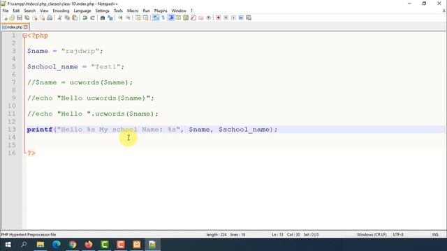 PHP Printf | PHP Bangla Tutorial 2021 | P - 10 [Web Ship] смотреть онлайн