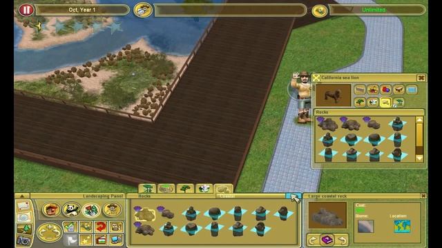 Zoo Tycoon 2 - Sea Otter and Sea Lion Exhibit смотреть онлайн