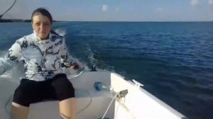 Лодка Пингвин и Суза 15. Скорость 39-40км/ч