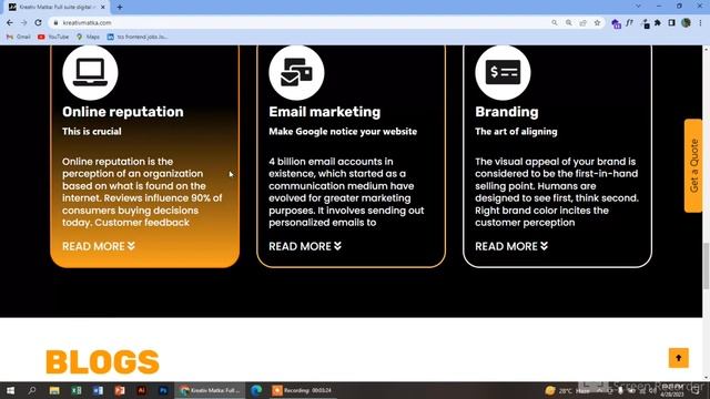 Landing page using WordPress | Digital Marketing agency website | AR web developers | WordPress смотреть онлайн