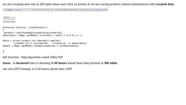 Magento: Time difference in backend and Database смотреть онлайн