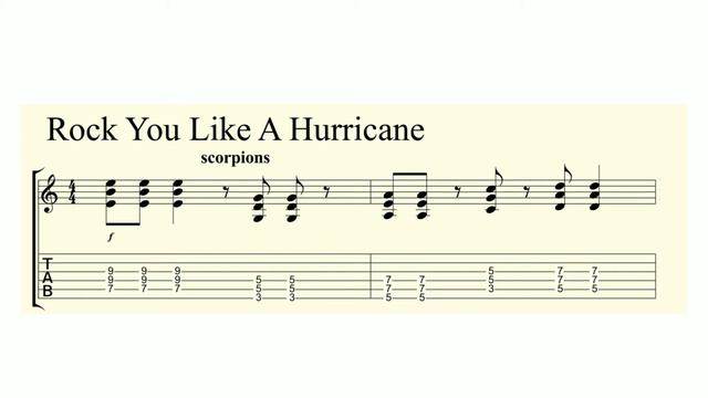 Riff- Rock you like a hurricane смотреть онлайн