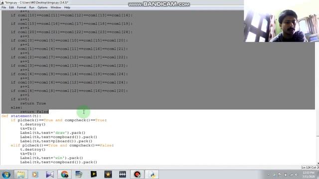 Make a bingo game| python programming смотреть онлайн