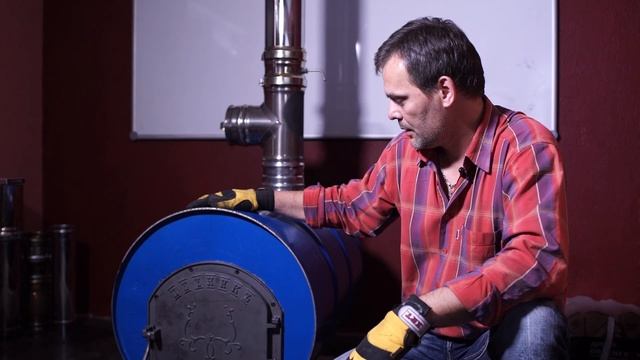 Печь из бочки и печная фурнитура Fireway. Печь за 1.5 часа смотреть онлайн