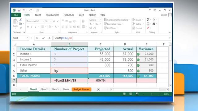 How to fix the formula error #DIV/0! in Excel 2013 смотреть онлайн