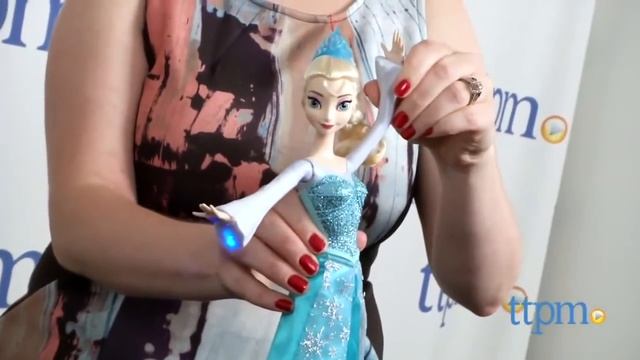 Кукла Эльза "Холодное сердце" со светом, с 3 снежинками и Зефиркой смотреть онлайн
