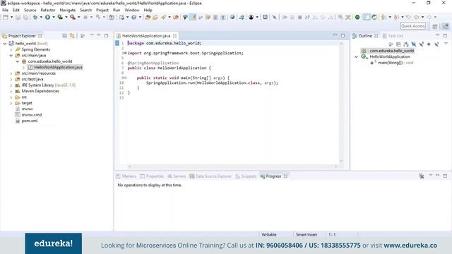 Install Spring Boot CLI & Spring Tool Suite | Hello World Example | Microservices | Edureka Rewind смотреть онлайн