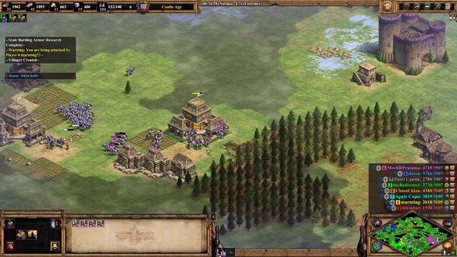 4v4 Land Nomad - Susahnya Perang Di Dua Arah | Persian Gameplay | Age of Empires II: DE Indonesia смотреть онлайн