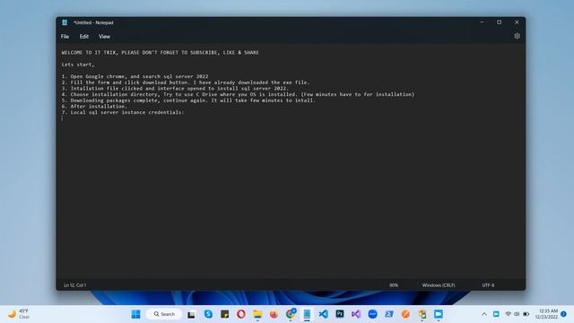 Install SQL Server 2022 on Windows 11 | Install SSMS [Easiest Method] смотреть онлайн