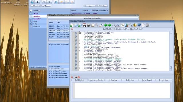 MoGit - git log viewer for MorphOS смотреть онлайн