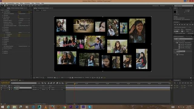 How To Use Card Dance In After Effect? Easy Tutorial of Photo Flying!! смотреть онлайн